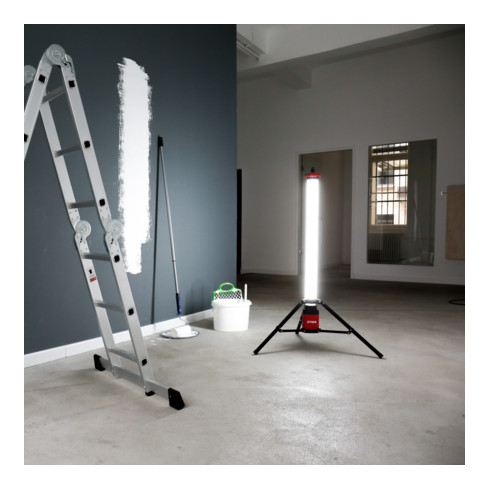 STIER Akku-SMD-LED-Tower-Baustrahler 360° 3500 Lumen 36 W