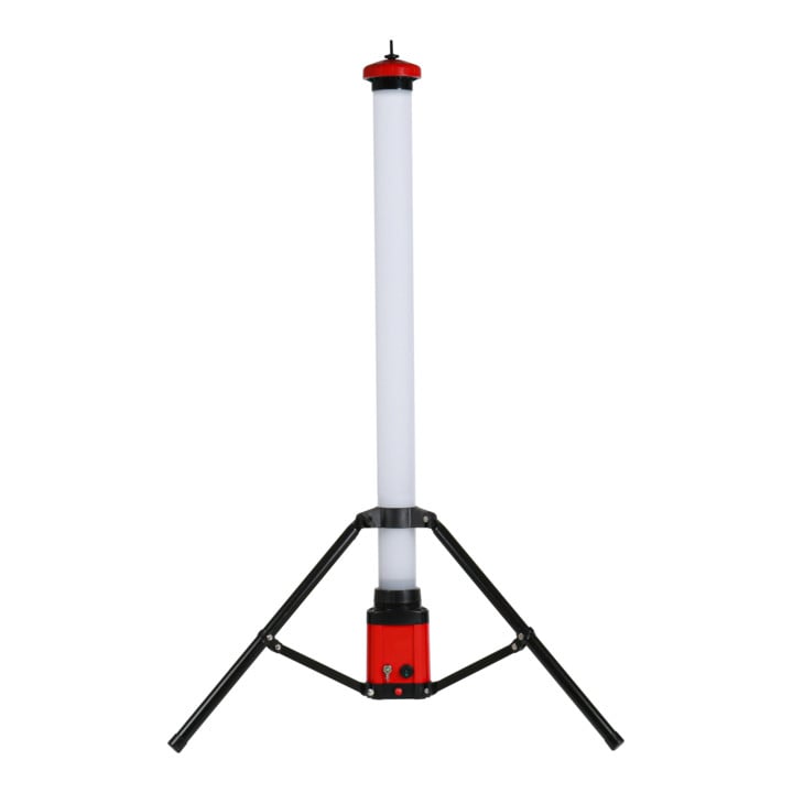 STIER Akku-SMD-LED-Tower-Baustrahler 360° 3500 Lumen 36 W