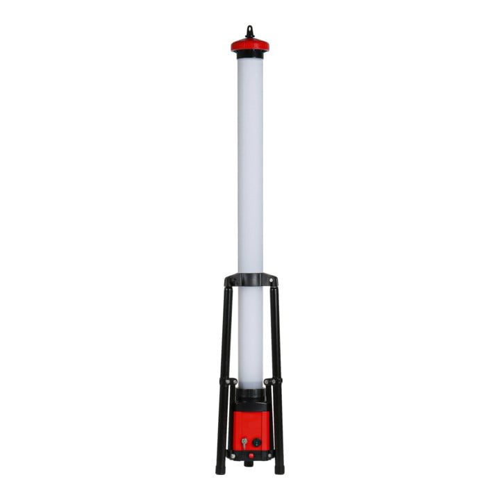 STIER Akku-SMD-LED-Tower-Baustrahler 360° 3500 Lumen 36 W