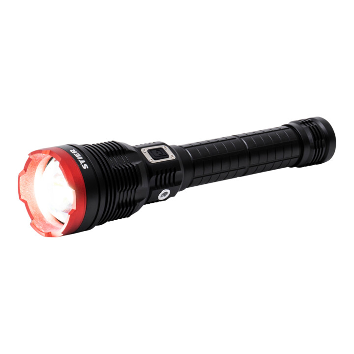 STIER Akku Taschenlampe 8000 Lumen 5000 mAh 6500 K