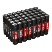 STIER Alkaline Batterie 40er Box Micro AAA LR03 1,5V-1