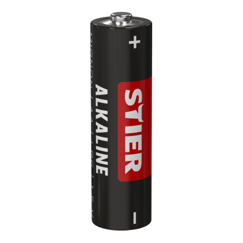 STIER Alkaline Batterie Mignon AA 40er Box LR6 1,5V