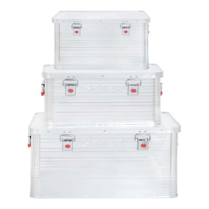 STIER Alubox-Set 50L + 85L + 135L