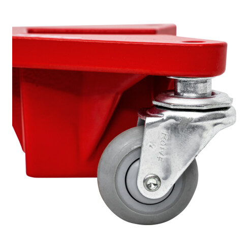 STIER aluminium hoekrollerset draagvermogen 100 kg 195x165x85 mm