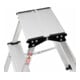STIER Aluminium-Trittleiter 3 Stufen 150 kg