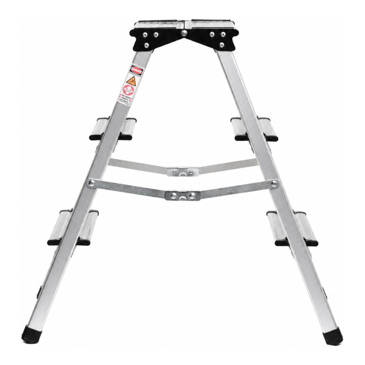 STIER Aluminium-Trittleiter 3 Stufen Profi-Klapptritt