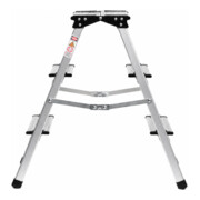 STIER Aluminium-Trittleiter 3 Stufen Profi-Klapptritt-4