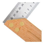 STIER Anschlagwinkel Schreinerwinkel Buche 90° / 45°-2