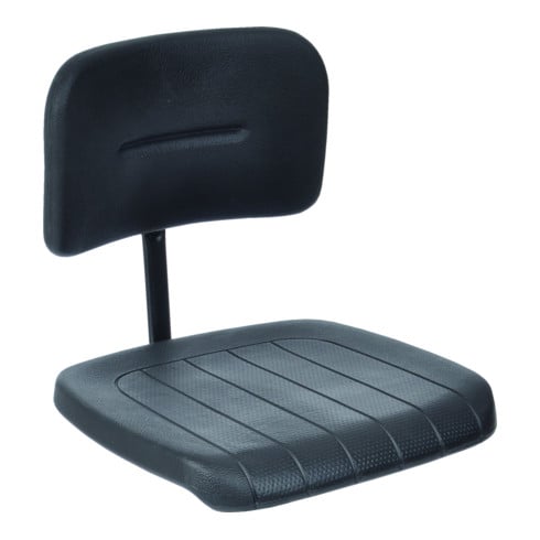 STIER Arbeitsstuhl mit Rollen Sitzhöhe 470-660 mm PU-Sitz