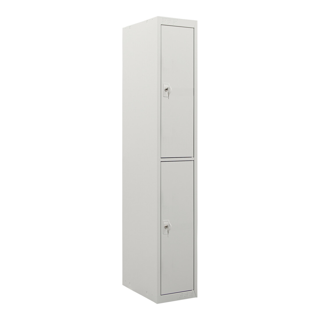 STIER Armadietto da spogliatoio 2 scomparti 1800x300x500 mm grigio luce