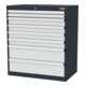 STIER Armadio con 7 cassetti 900 x 575 x 1020 mm carico 80 kg-1