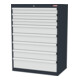 STIER Armadio con 8 cassetti 900 x 575 x 1220 mm 80 kg-1