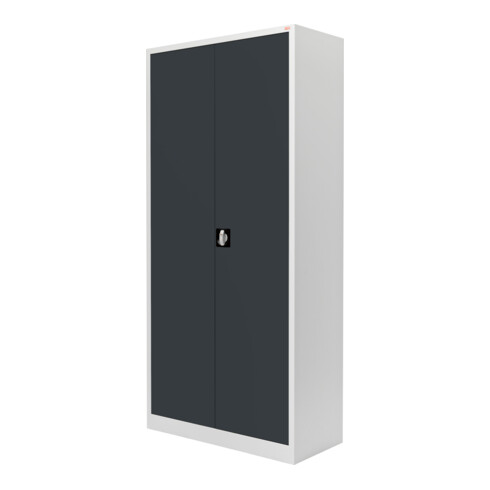 STIER Armadio universale con 4 ripiani 1800x800x380 mm grigio antracite saldato