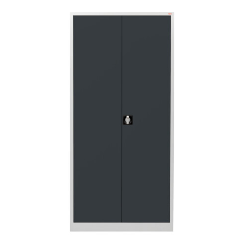 STIER Armadio universale con 4 ripiani 1800x800x380 mm grigio antracite saldato