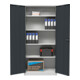 STIER Armadio universale con 4 ripiani 1800x800x380 mm grigio antracite saldato-5