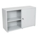 STIER Armoire à porte coulissante H×I×P 750×1200×420mm gris clair-4