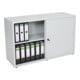STIER Armoire à porte coulissante H×I×P 750×1200×420mm gris clair