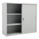 STIER Armoire à portes coulissantes HxIxP 1080x1200x420mm gris clair-2
