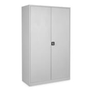 STIER Armoire universelle Basic 120 x 50 cm 4 étagères Gris clair-1
