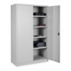 STIER Armoire universelle Basic 120 x 50 cm 4 étagères Gris clair