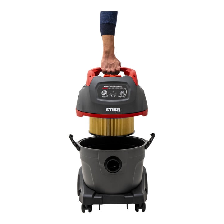 STIER Aspirateur eau et poussière Basic-20L - 69 L/s · 259 mbar