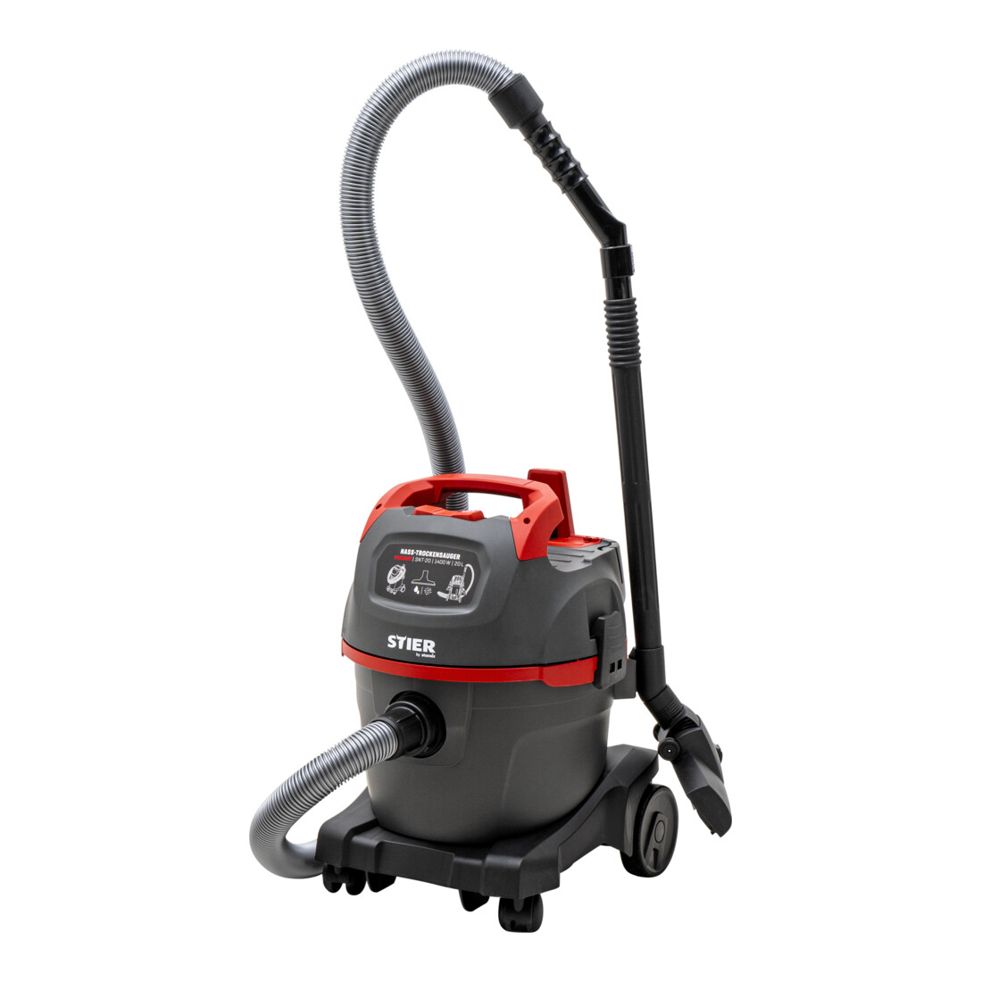 STIER Aspirateur eau et poussière Basic-20L - 69 L/s · 259 mbar