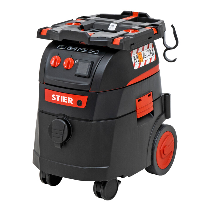 STIER Nass-Trockensauger ABS-35M Premium 1400 W 35 l + STIER Systainer®-Set 3-teilig + Gratis Micro-Systainer®