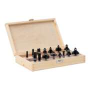 STIER Assortimento di frese 15 pezzi 8 mm