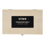 STIER Assortimento di frese 15 pezzi 8 mm-2