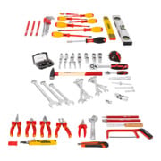 STIER Assortimento di utensili per elettricisti in valigetta di alluminio 128 pezzi-4