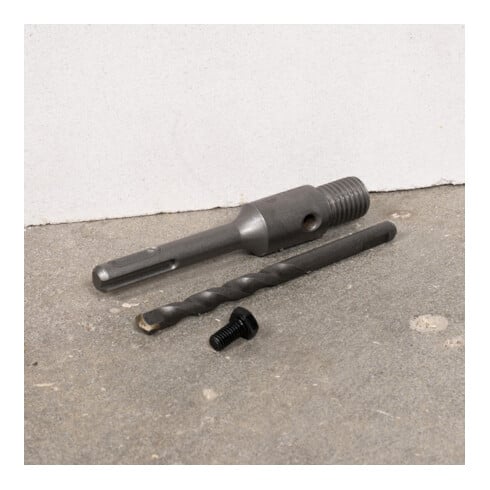 STIER Attacco SDS-Plus M16 110 mm inclusa punta da centro per corone a tazza cave