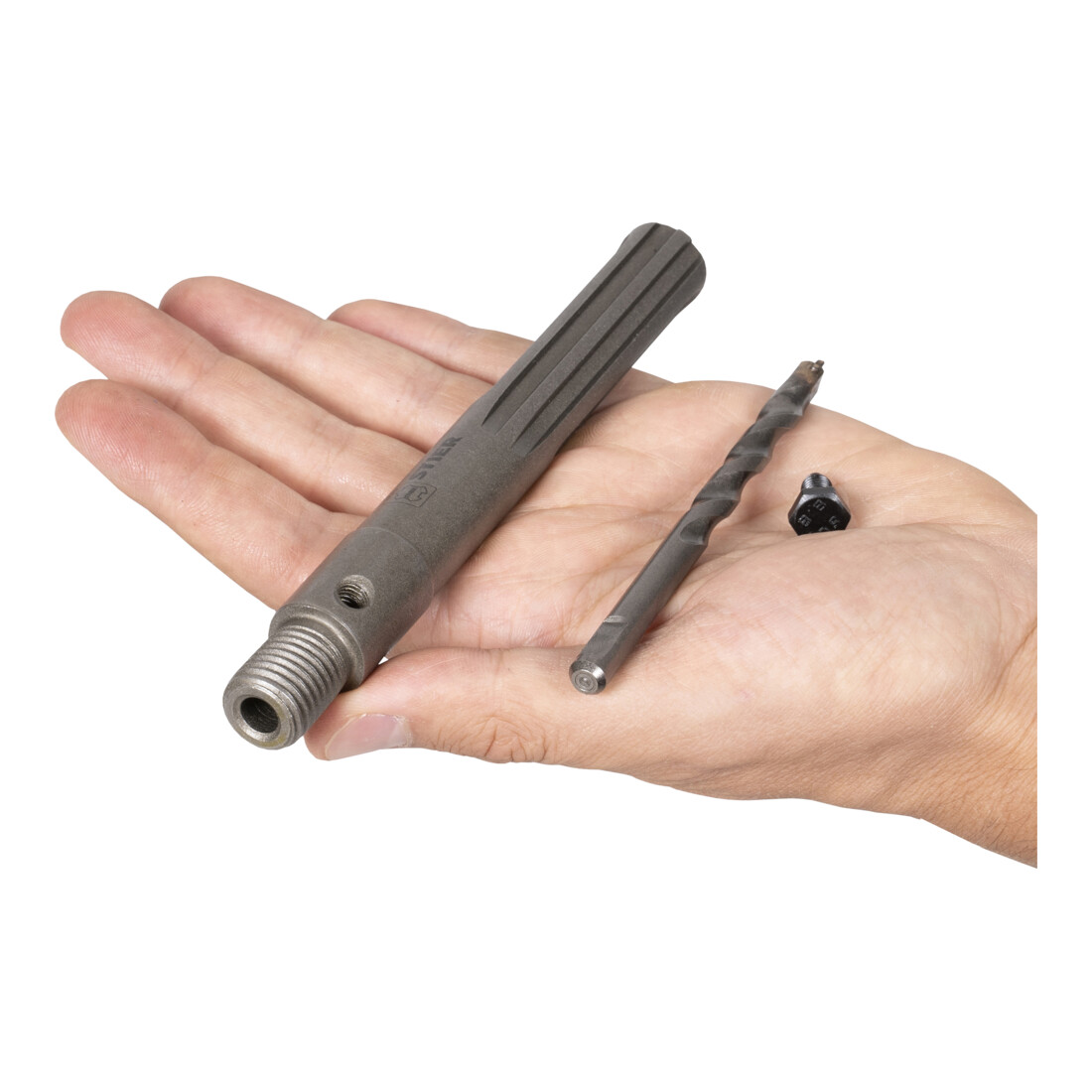 STIER Attacco SDS-Plus M16 160 mm inclusa punta da centro per corone a tazza cave