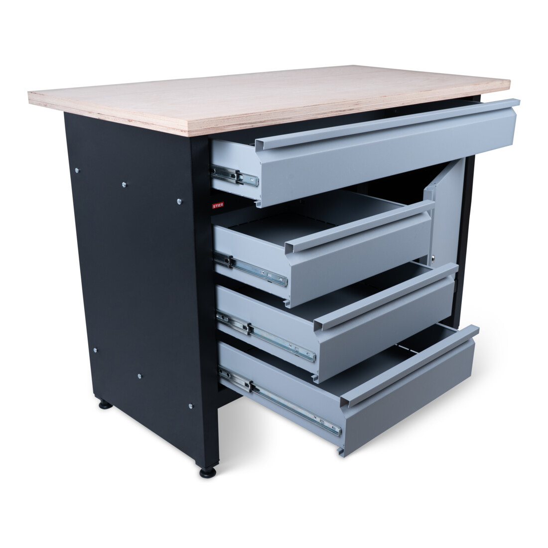 STIER Banco da lavoro Basic, robusto e versatile