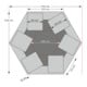 STIER Banco da lavoro di gruppo con 6x5 cassetti e blocco portaprese largh.xprof.xalt. 2700x2340x890 mm-4