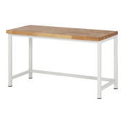 STIER Banco da lavoro regolabile in altezza Premium RAL 7035