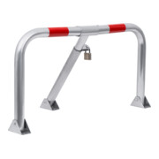 STIER Barriera ad arco per parcheggio pieghevole con lucchetto alt.xlargh.xprof. 420x753x365 mm-2
