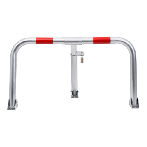 STIER Barriera ad arco per parcheggio pieghevole con lucchetto alt.xlargh.xprof. 420x753x365 mm