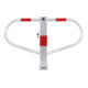 STIER Barriera ad arco per parcheggio pieghevole con serratura a cilindro alt.xlargh.xprof. 512x775x190 mm-5
