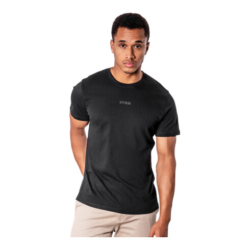 STIER Basic Tee M Black
