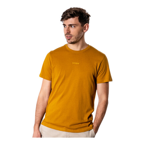 STIER Basic Tee S Golden Brown
