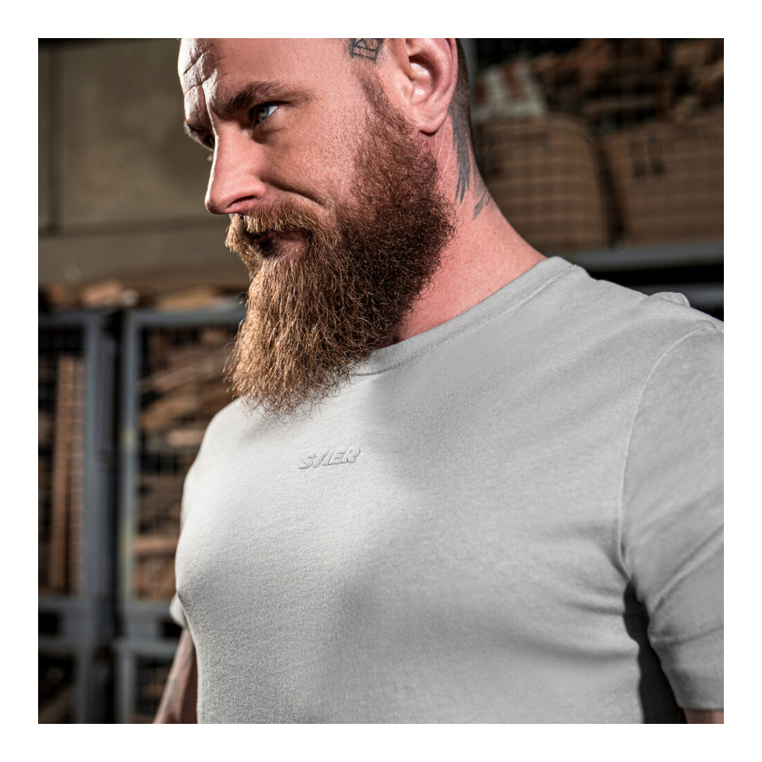 STIER T-Shirt essential organic cotton