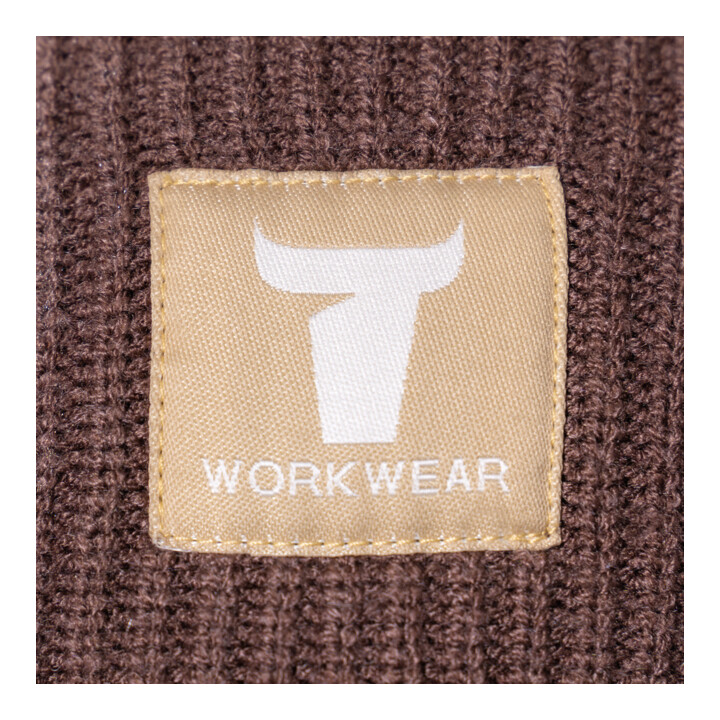 STIER Beanie flex one size signature brown