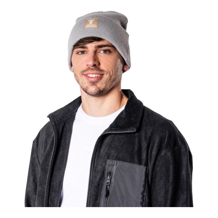 STIER Beanie One Size 7gg Ice Grey