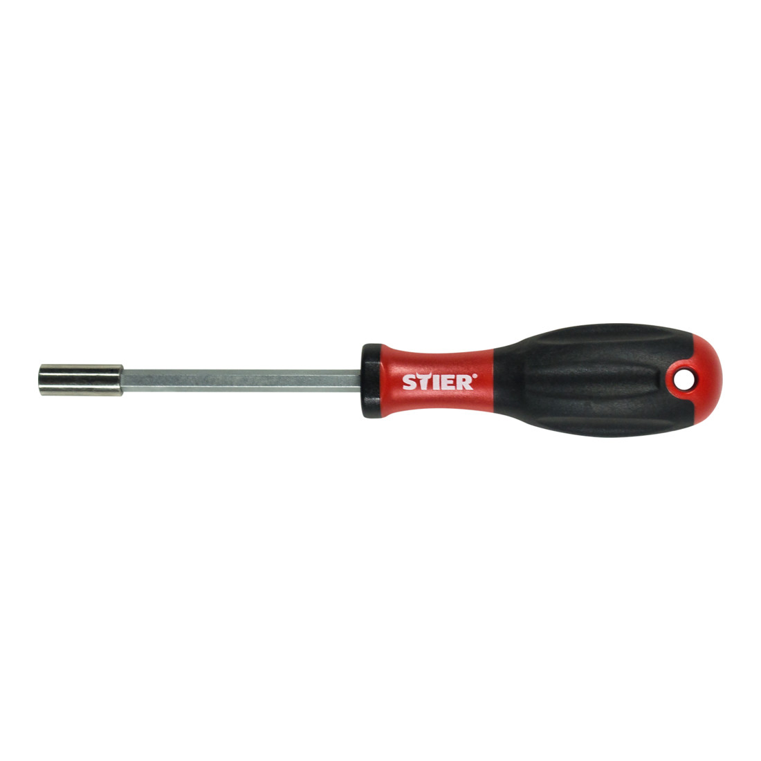 STIER Bithandhalter, mit 3K-Kraft-Griff und Dauermagnet, 1/4" Sechskant-Abtrieb