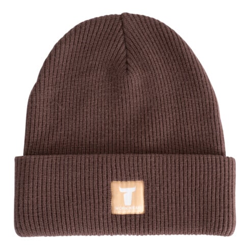 STIER Bonnet flexible taille unique signature brown