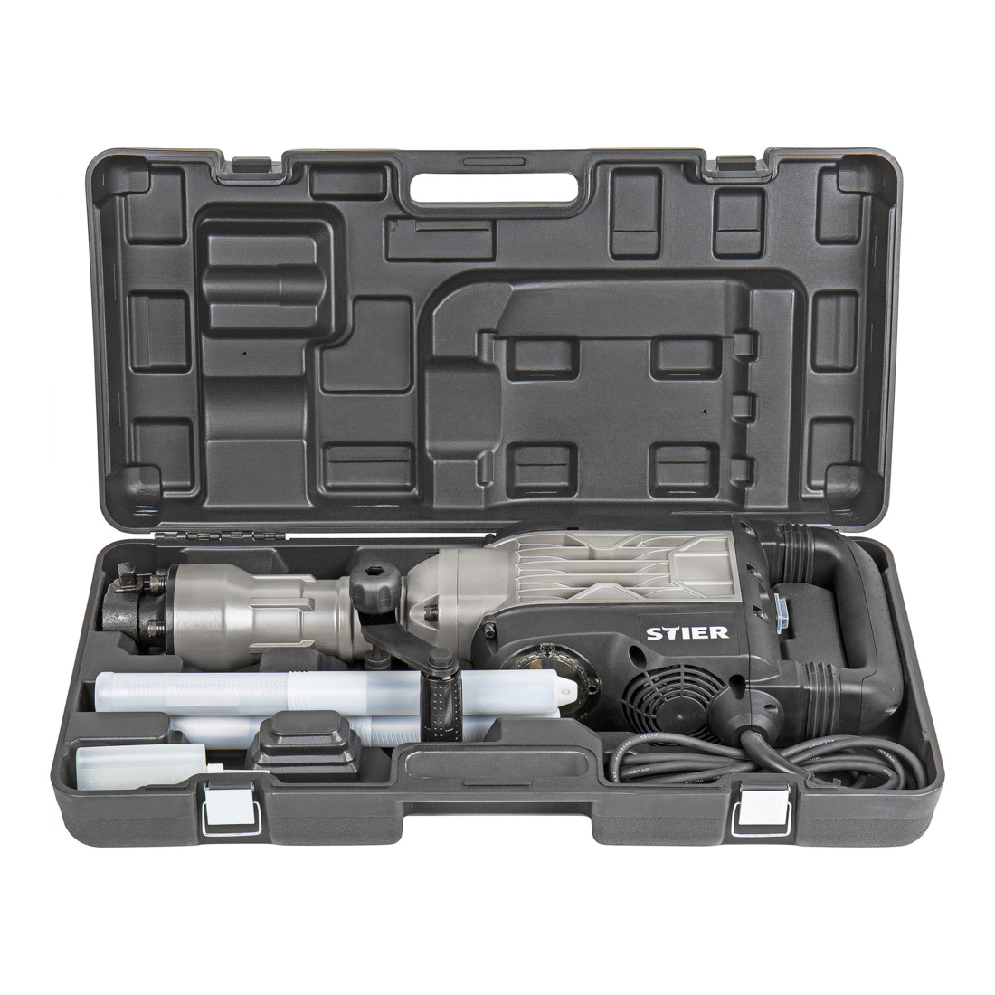 STIER breekhamer SAH-2000, 1700 W, 50 J, 2000 slagen/min., 30 mm zeskantopname