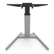 STIER Bureau debout électrique réglable en hauteur 501-19 100x80cm blanc mélaminé, 68-120cm H × I × P-2