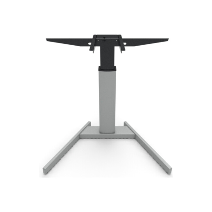 STIER Bureau debout électrique réglable en hauteur 501-19 100x80cm blanc mélaminé, 68-120cm H × I × P