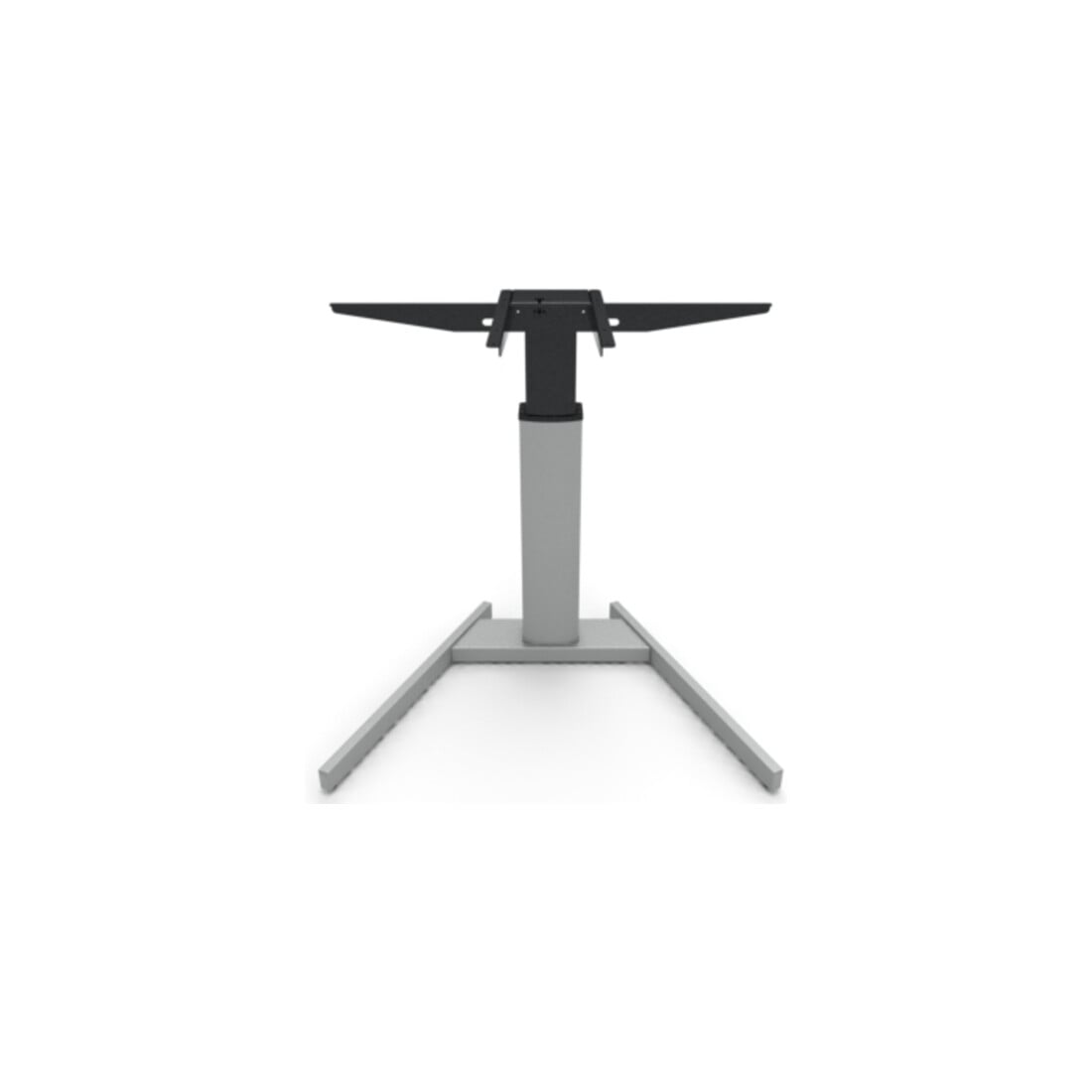 STIER Bureau debout électrique réglable en hauteur 501-19 100x80cm blanc mélaminé, 68-120cm H × I × P