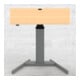STIER Bureau debout électrique réglable en hauteur 501-19 100x80cm hêtre mélaminé, 68-120cm-1